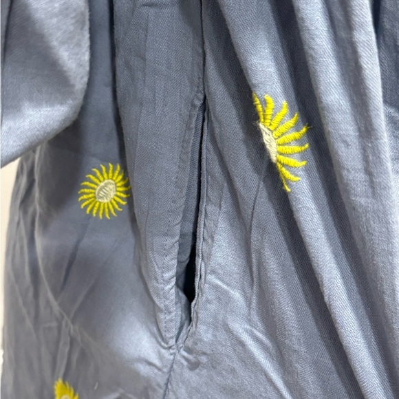 NWOT FREE PEOPLE Emory Embroidered Midi Dress SZ : M - Picture 9 of 14